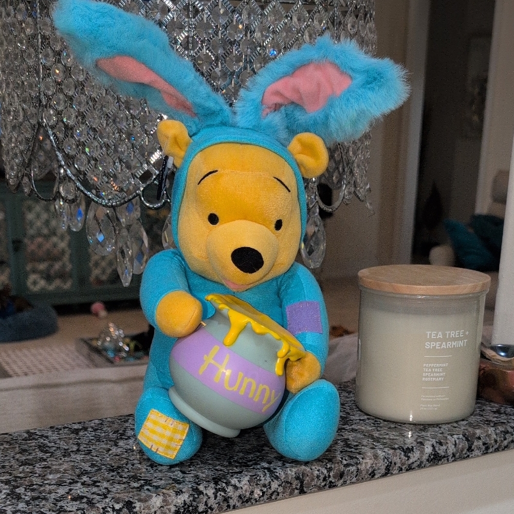 Disney Winnie the Pooh Blue Stuffed Animal
